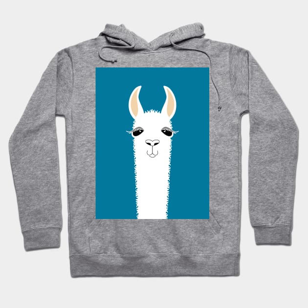 LLAMA PORTRAIT #10 Hoodie by JeanGregoryEvans1